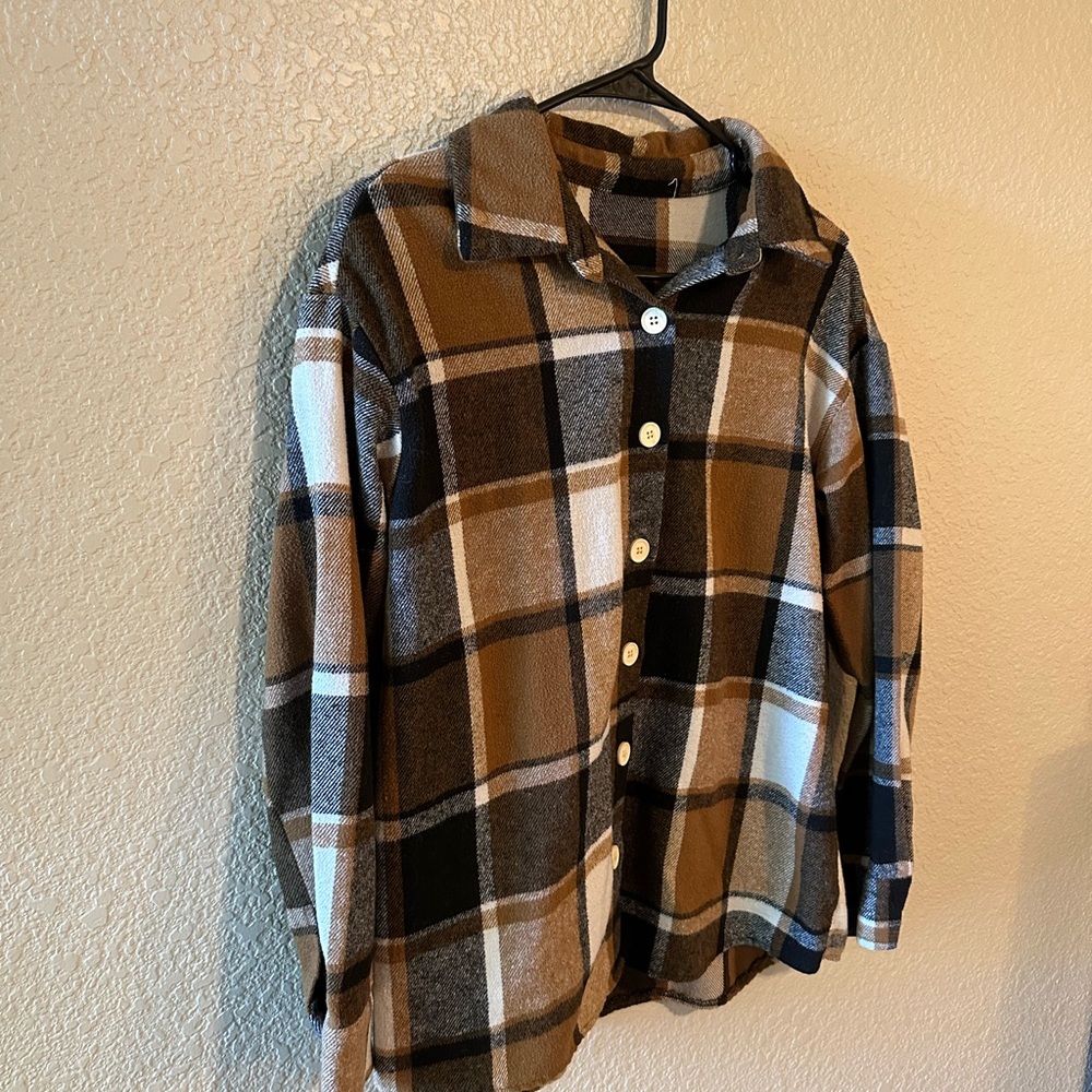 Plaid Button-Up Flannel